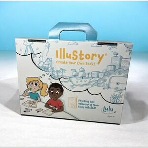 Lulu Jr IlluStory Create Your Own Book Kit Hardcover Book-Making Publish by Mail